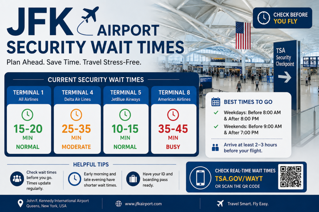 JFK Airport Security Wait Times