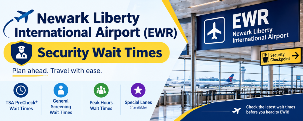 Newark Liberty International Airport (EWR) Security Wait Times